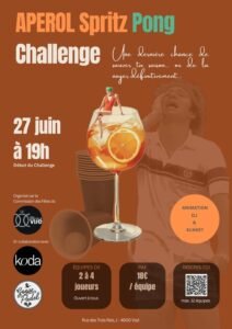 Aperol Spritz Pong Challenge 27 juin