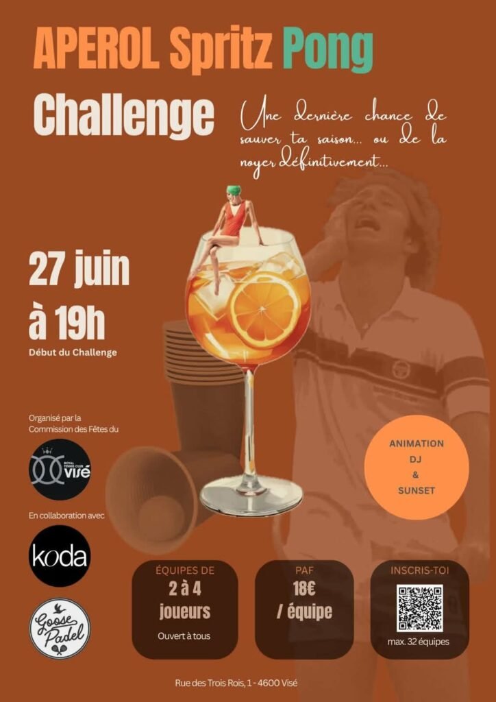 Aperol Spritz Pong Challenge 27 juin