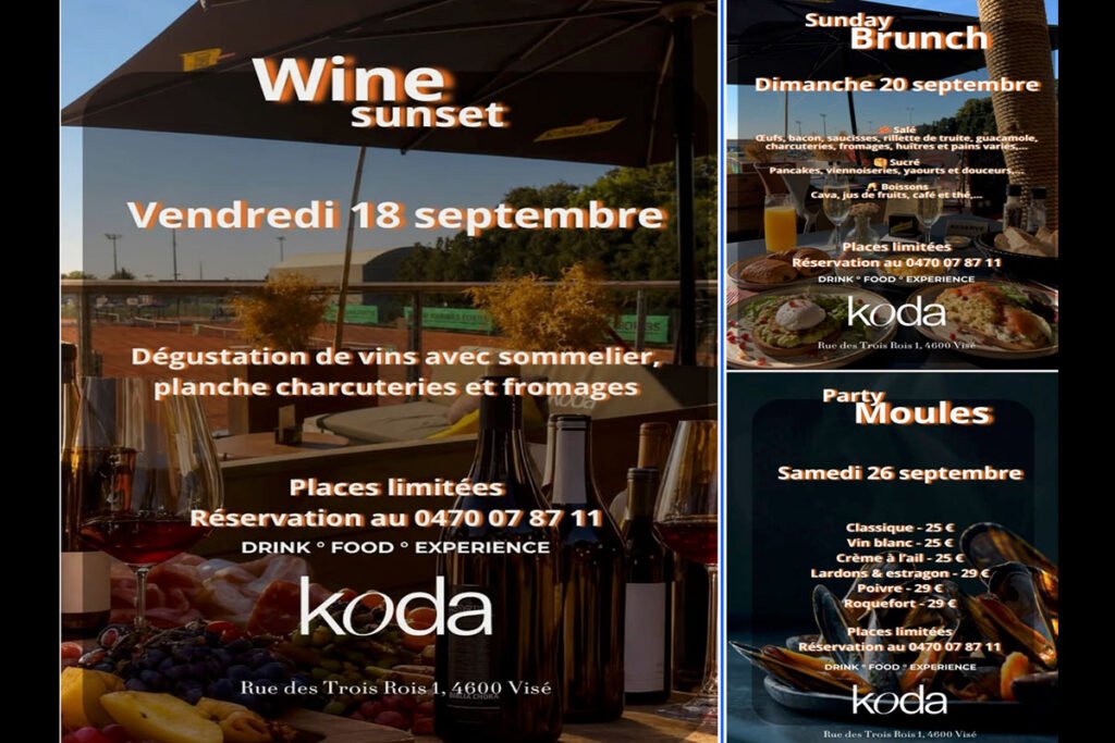3 événements en septembre